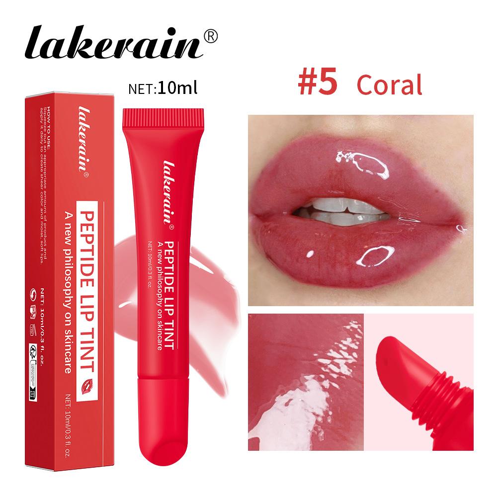 8 Couleurs Rouge à Lèvres Liquide à Tirer Longue Tenue Brillant à Lèvres Base Masque Hydratant Imperméable Maquillage Rouge à Lèvres à Peler Cosmétiques