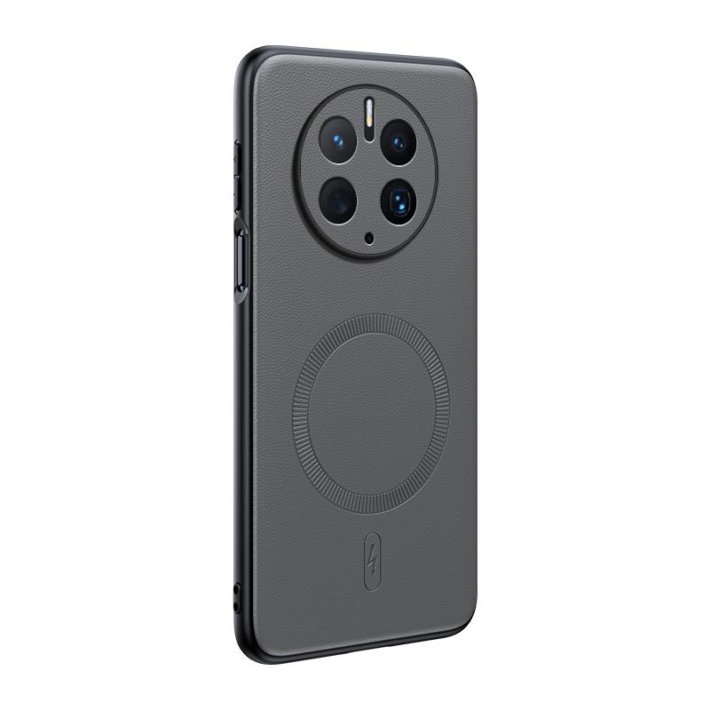 For Huawei Mate 50 Pro Case Magnetic Leather Shield Cover For Huawei Mate 50 Pro High Quality Anti-Fingerprint Non-Slip PC+TPU