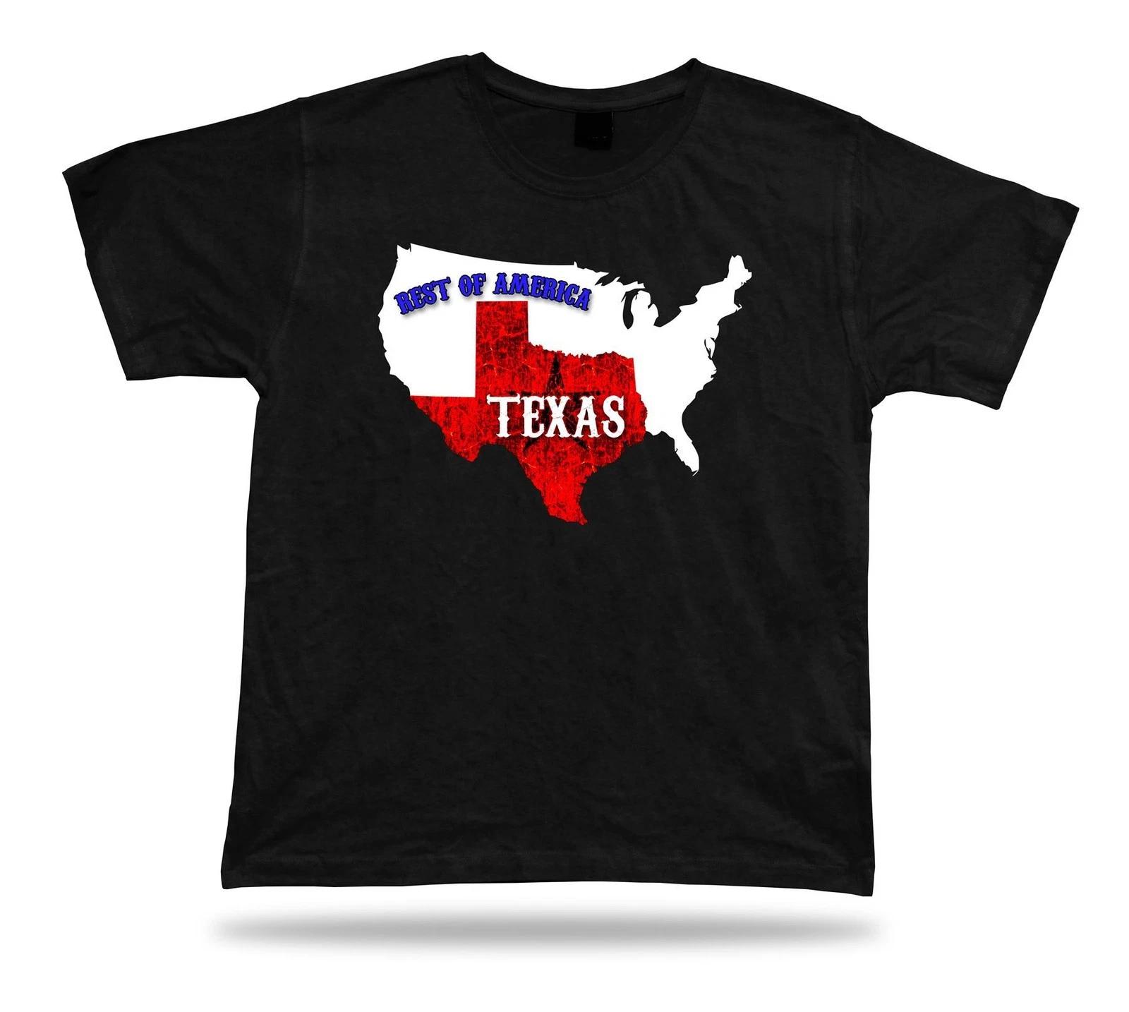 Texas Rest of America map State T Shirt souvenir nice tee Classic Apparel M