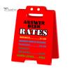 Rød akryl Skrivebord Advarselsskilt Heavy Duty Prank Skrivebord Advarselsskilt Hjemmekontor Skrivebord Minibordskilt Dekorasjon Ornament Co-worker Gag Gave