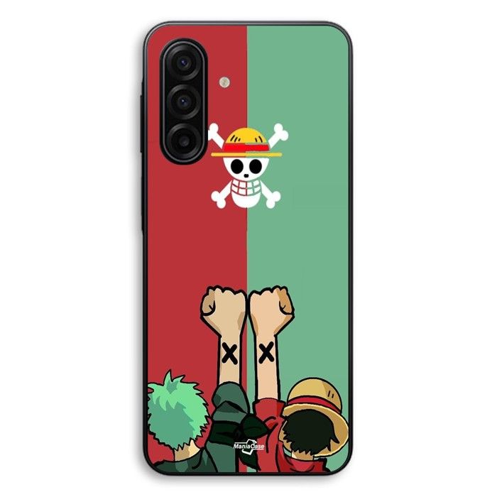 Case For Samsung Galaxy A57 One Piece Luffy Zoro Red and Green Manga Anime Maniacase