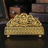 Gold Paper Towel Dispenser Iron Tissue Dispenser Table Napkin Holder  For Living Room