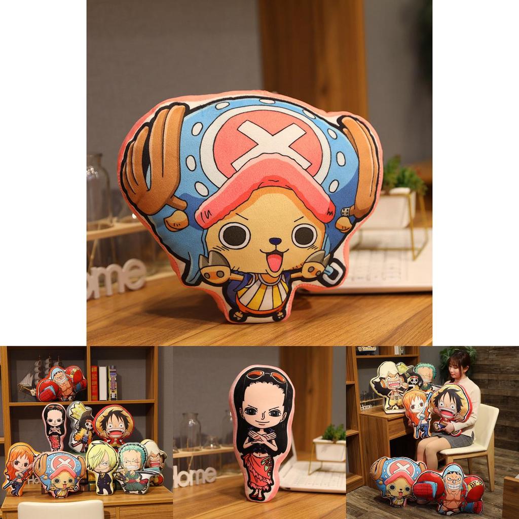 Creative One Piece Plush Pillow Cartoon Luffy Zoro Chopper Cushion Kids Festival Gift Characters)