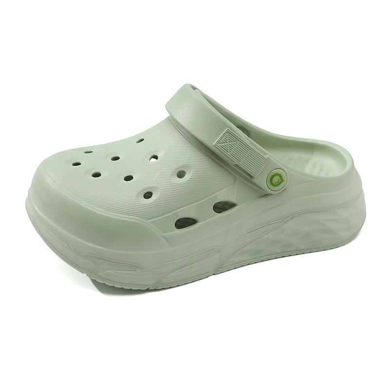 Summer hole shoes men's non-slip beach outdoor thick-soled bag head fashion versatile manufacturer