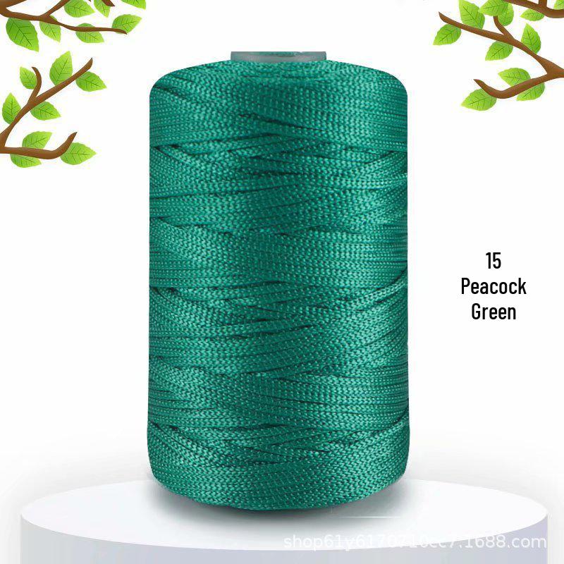 125g Ice Silk Linen Yarn for Knitting: Medium-Thick, Light, and Glossy for Hats, Bags, Cushions, and Crochet Projects.