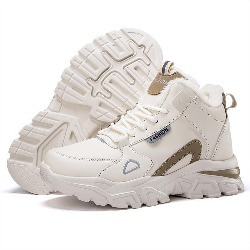 Women's High Top Shoes Cotton Shoes Outdoor Shoes Snow Boots Large-sized Winter Boots