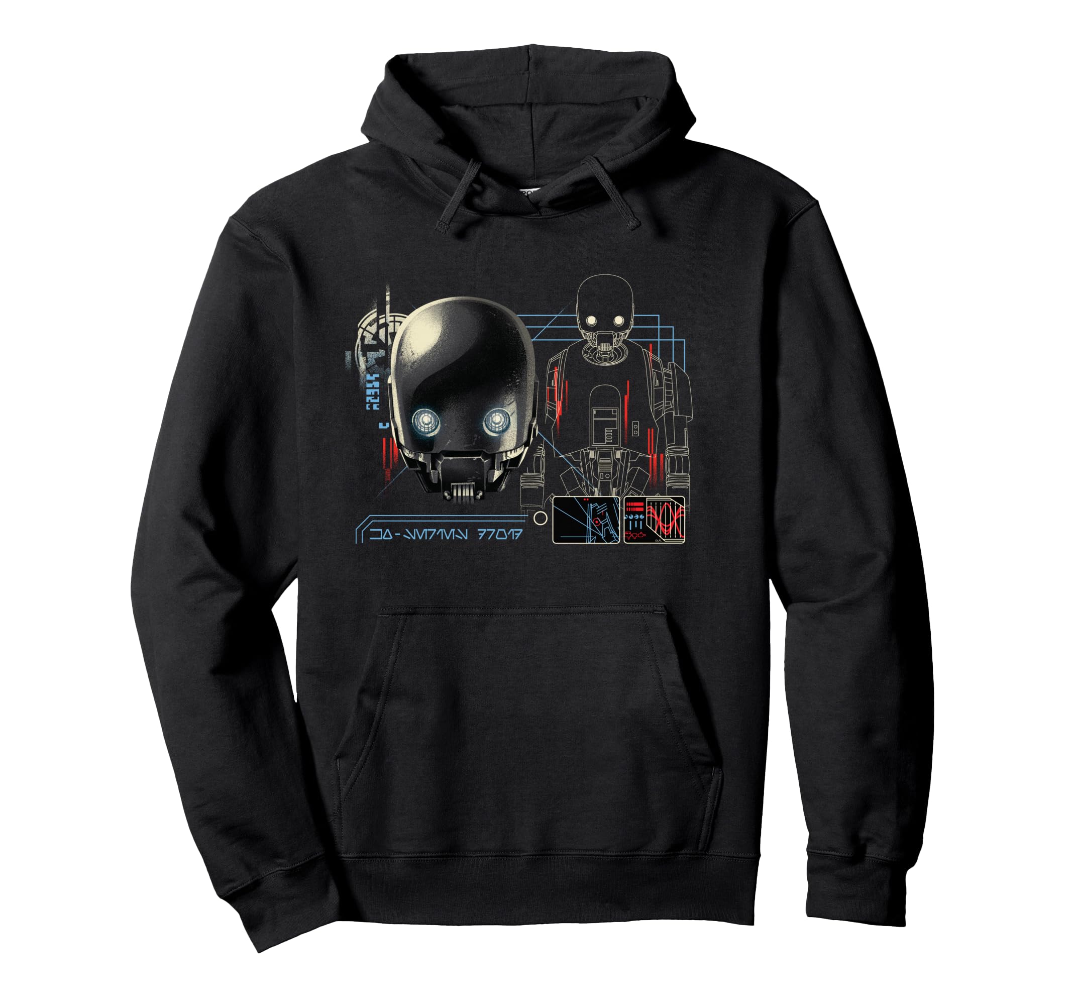 

Star Wars Cassian Andor Season 2 K-2SO KX Series Droid Readout Hoodie