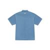 MLB Base Logo Shirts Unisex Light Blue Lapel Moderate 3ADRH0143-50BLL
