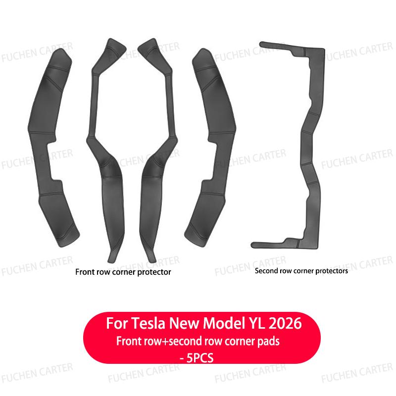 For Tesla ModelYL2026 LeatherTrunk Mat Full Coverage Waterproof Non-Slip Seat Backrest Protective Pad Cargo Liner Anti Dirty Mat