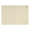 [Delfonics Planner 2026 Edition / Starting October 2025] Rollbahn Notebook Diary, B5, Monthly Schedule Book (Greige)