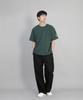 Seinteukeulu Front-Cutting Detail Ex Wide Pants Cde-371 Black