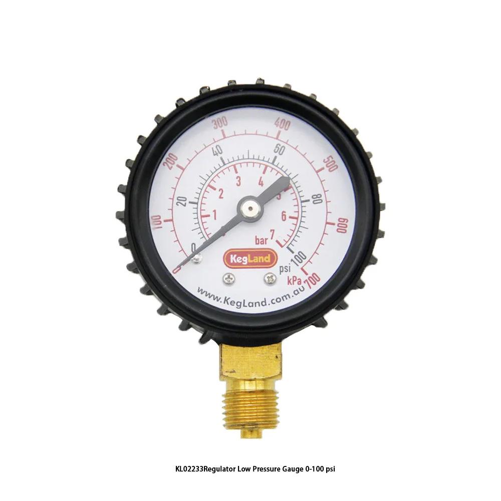 

Kegland Barware Pressure Gauge 0-4500/0-100 Psi Messure Tools Beer Brewing Equipment Homebrew Bar Tools