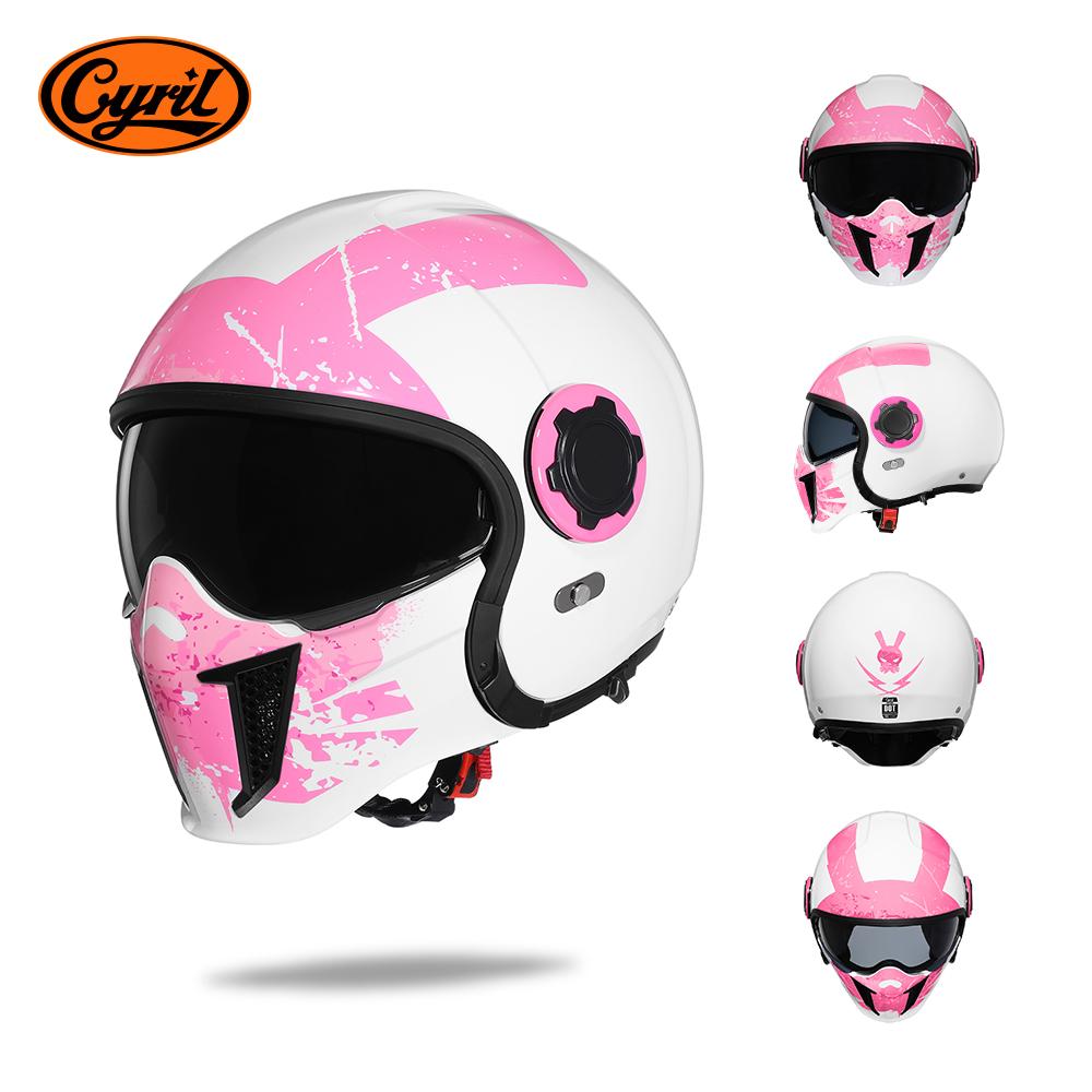 Modular Motorcycle Helmet Full Face Open Face Helmet Men Helmets DOT ECE APPROVED CYRIL OP12A Capacete De Moto Masculino