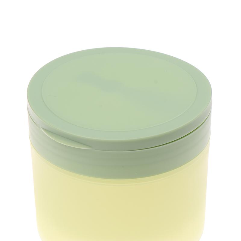 200G Plastik Krem Kavanozu Pp Yüz Kremi Kavanozu Doldurulabilir Losyon Krem Şişesi Kapaklı Geniş Ağızlı Diş Tozu Kutusu Kaşıklı