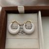 Classic Versatile Ring Earrings, Ear Buckles, Light Luxury, Simple Personality, Not Picky, High-End Autumn And Winter Earrings