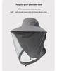 Unisex Sonnenschutzhut mit Mesh-Maske und Insektenschutz zum Angeln