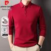 Pierre Cardin Men's Pure Cotton Long Sleeve Polo Shirt