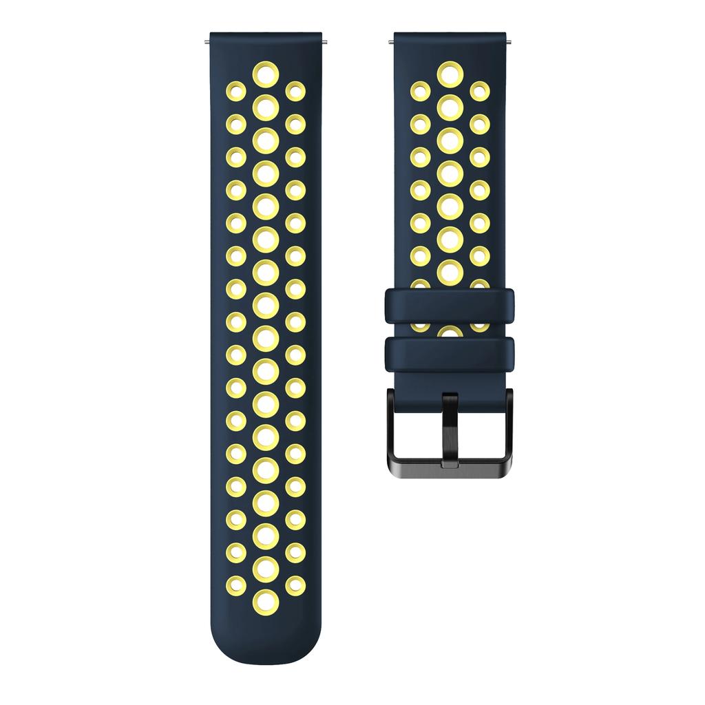 22mm Silicione Band for Huawei GT6 Pro GT6 46mm Two-tone Round Hole Sport Band for Huawei GT6/5/4 GT6/5 Pro 46mm Universal Strap