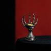 Horror Skeleton Hand Figurine Resins Candle Holders Halloween Tealight Stand Candlestick Centerpiece Decors for Festival