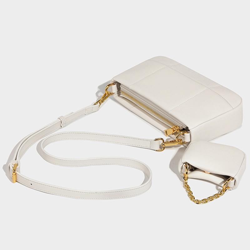 Модная простая женская кожаная сумка через плечо с застежкой-молнией Joker — фото 4