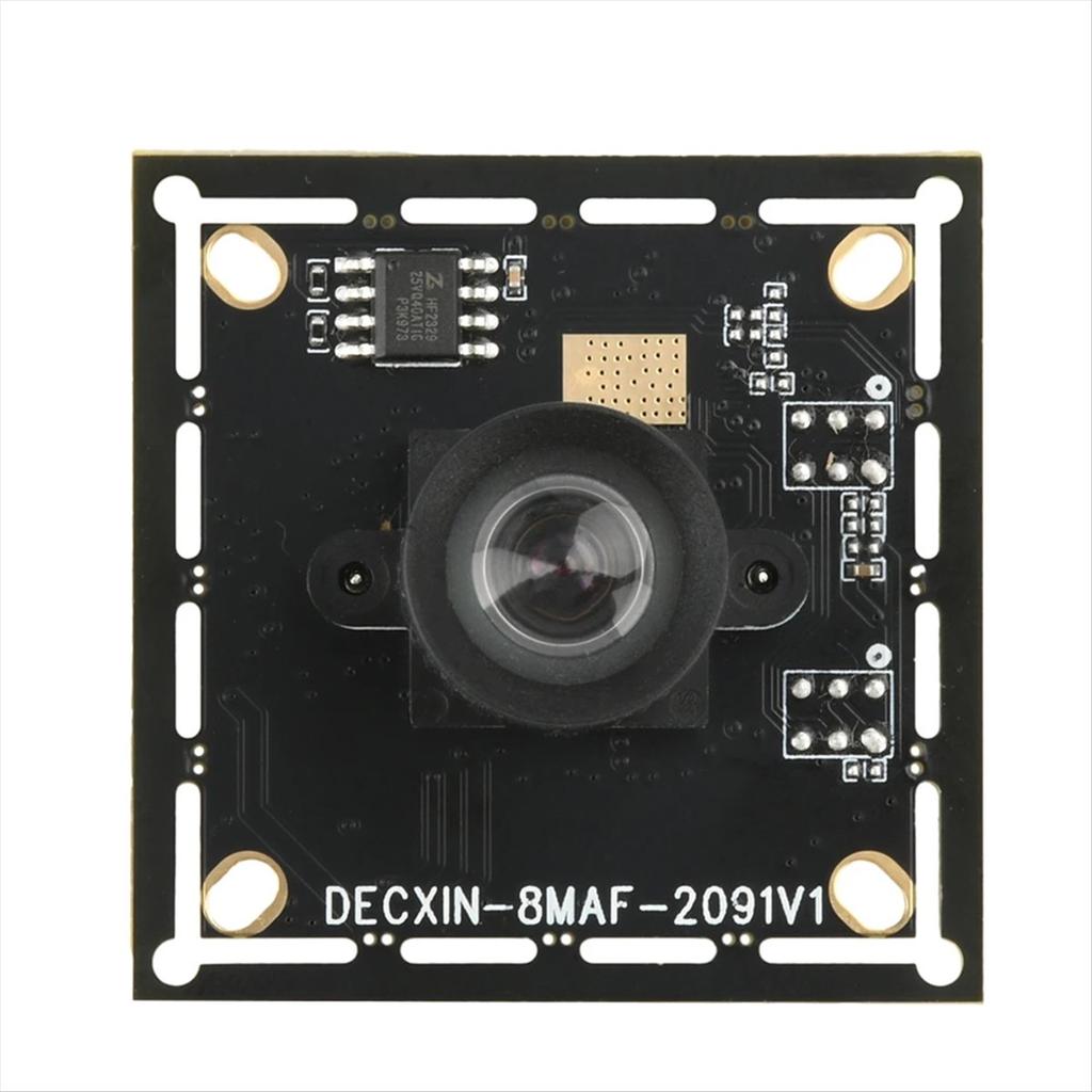 2025 New IMX179 8MP HD Camera Module Fixed Focus Wide Angle Face Recognition/Document Scanning USB Camera for Machine Vision