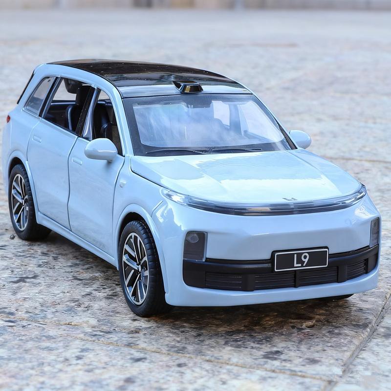 1:32 führendes IDEAL L9 2025 Legierung Elektroauto Modell Druckguss Metall Neue Energie Auto Modell Sound Licht Simulation Kinder Geschenk