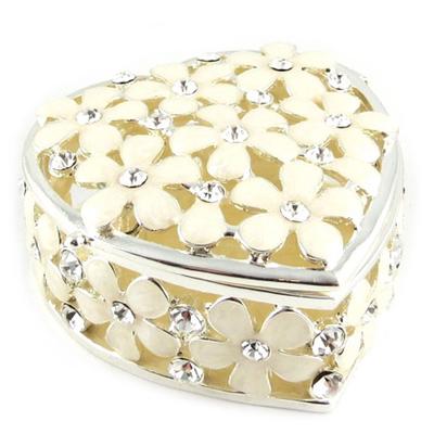 [L2161] - Silver Ivory 'Sissi' Jewelry Box