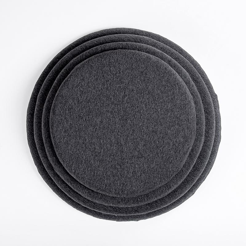 Atmungsaktives Baumwoll-Rutschfestes rundes Memory-Schaumstoff-Sitzkissen Ergonomisches Stuhlpolster für langes Sitzen