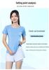 Women's Summer Sports Set: Breathable Quick-dry Yoga T-shirt & Shorts for Fitness and Running.