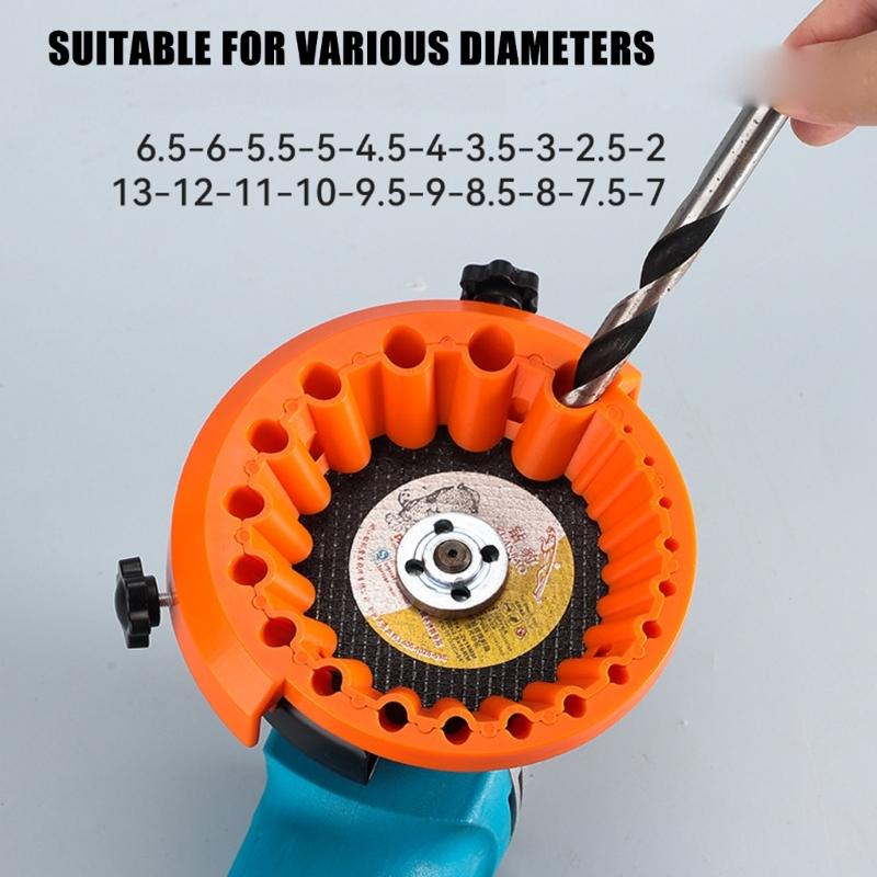Angles Grinder Drill Bit Sharpener Drill Bit Sharpener Angles Guide Drill Bit Sharpening Guide Tool Multipurpose