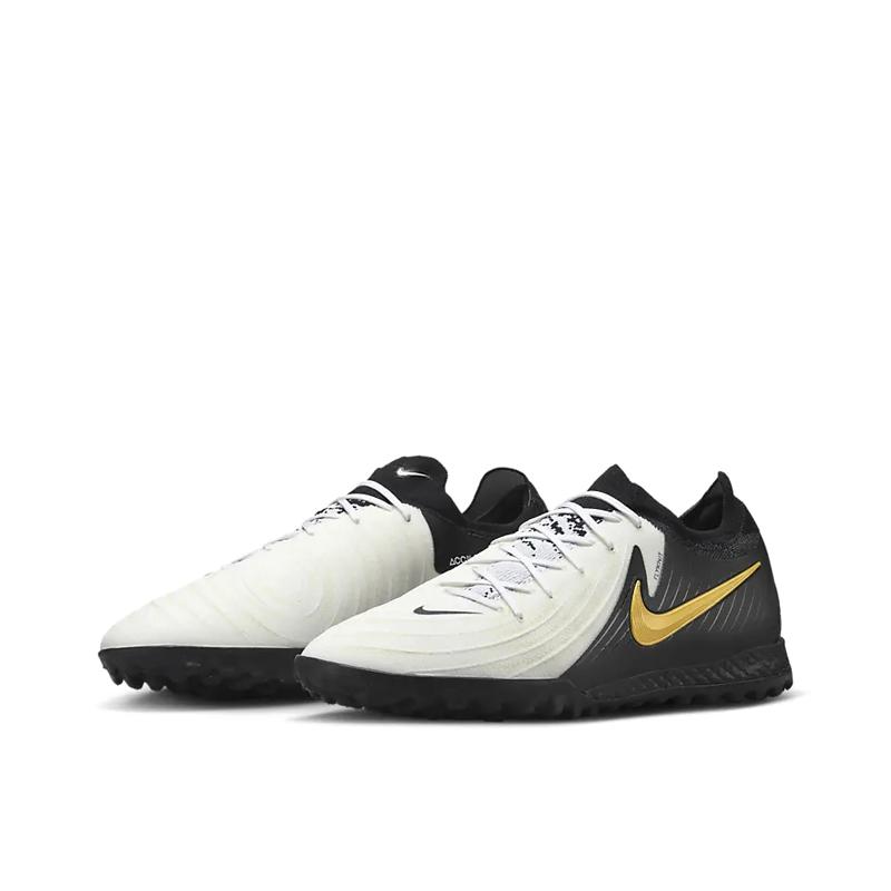 Nike Phantom GX 2 Pro TF Mad Ready Pack Unisex Sneaker Weiß Metallic-Gold-Münze Schwarz FJ2583-100