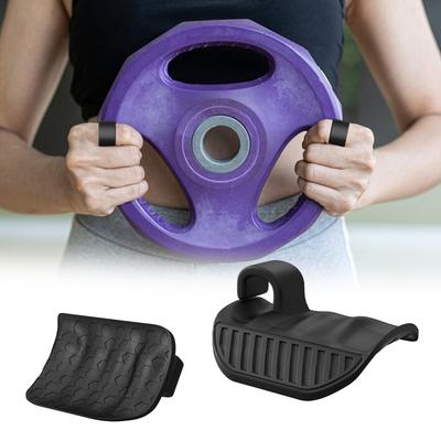 Silicone Antislip Workout Grips Sports Gym Gloves Weight Lifting Grips Hand Gripper for Dumbbell Lifting Bodybuilding