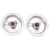 3.50 4 Rear Wheel Rim with 600RS Bearing 4 Inch Aluminum Alloy High Torsion Proof Sturdy for Electric Scooter Tiller