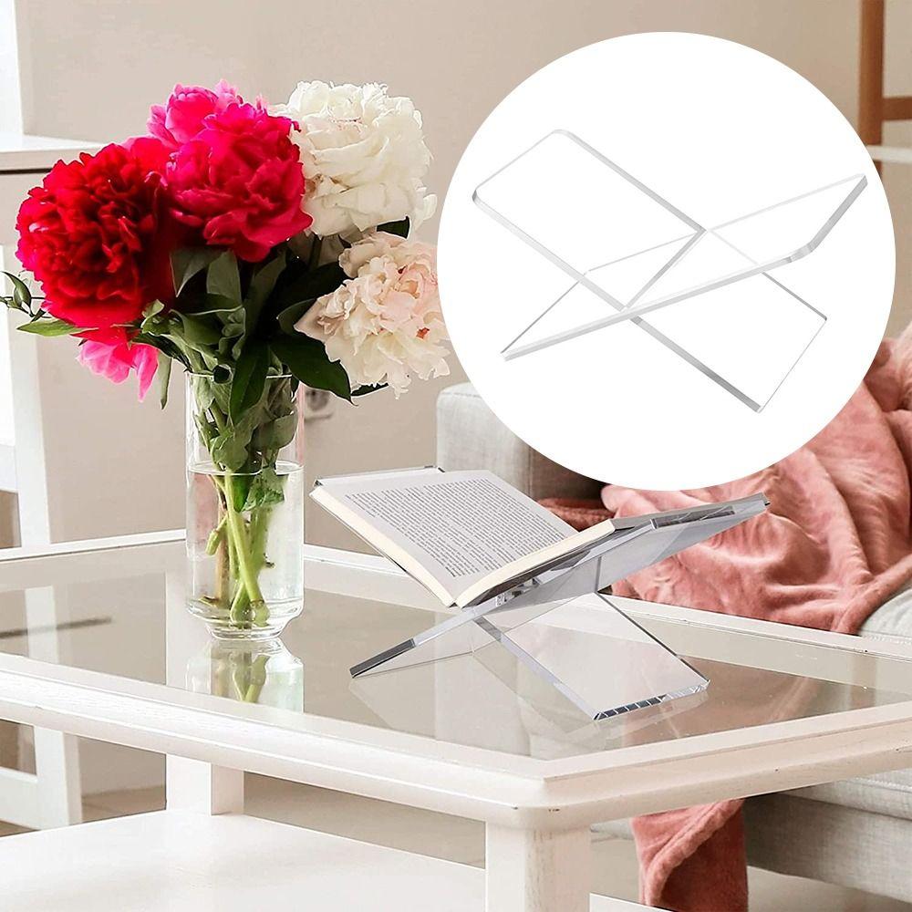 

Складные книжные шкафы, книжная полка для чтения ручной работы, акриловый держатель для книг, подставка для книги рецептов, держатель для поваренной книги