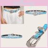 Belt Rhinestone Blue Decorated Sparkling Diamond Sequins Versatile Women For