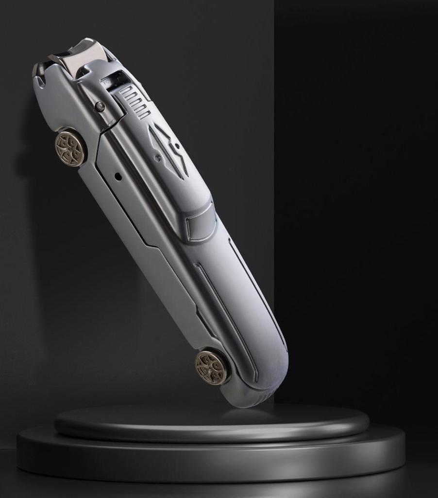 Anti-Splash Stainless Steel Nail Clipper with Large Opening and Car Bionic Design