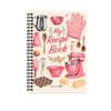 A5 Spiral Recipe Notebook: Kitchen Cooking Log Book