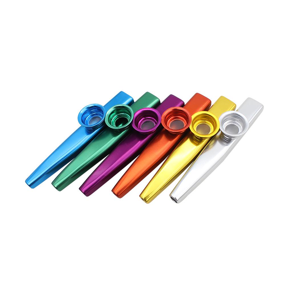 Metal Kazoo: Portable & Easy-to-Learn Companion for Guitar and Ukulele Enthusiasts.