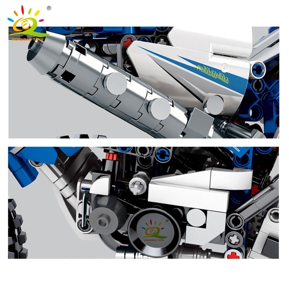 799Pcs Motorcycle Building Blocks Speed Champions Car Technical Model Brick Educational Toys for Children Kids Gift