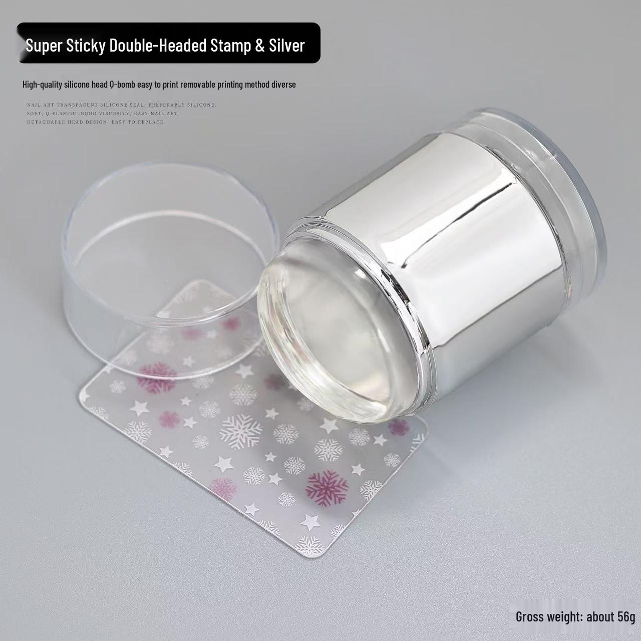 

Силиконовый штамп для нейл-арта: Двусторонний, Суперлипкий, Прозрачное кружево, Инструмент с узором «Бабочка и цветы»