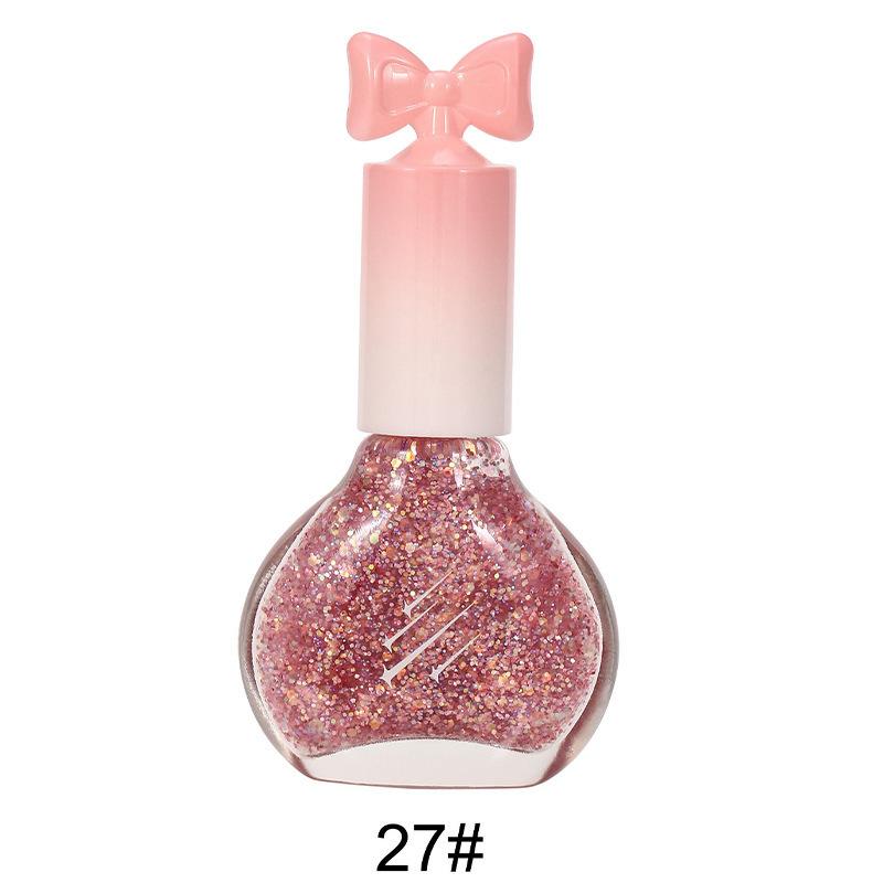 Nail Polish No Bake Oily Fast Drying Non-tearable Nude Color Long Lasting Waterproof Nail Polish