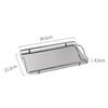 Metal Fruit Plate Decoration Simple Perfume Storage Plate Elegant Home Serving Plate Bathroom Tray Storage Ornaments Modern