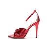 Gucci Leather One Strap Sandals Women's Red 577225 B8B00 6401