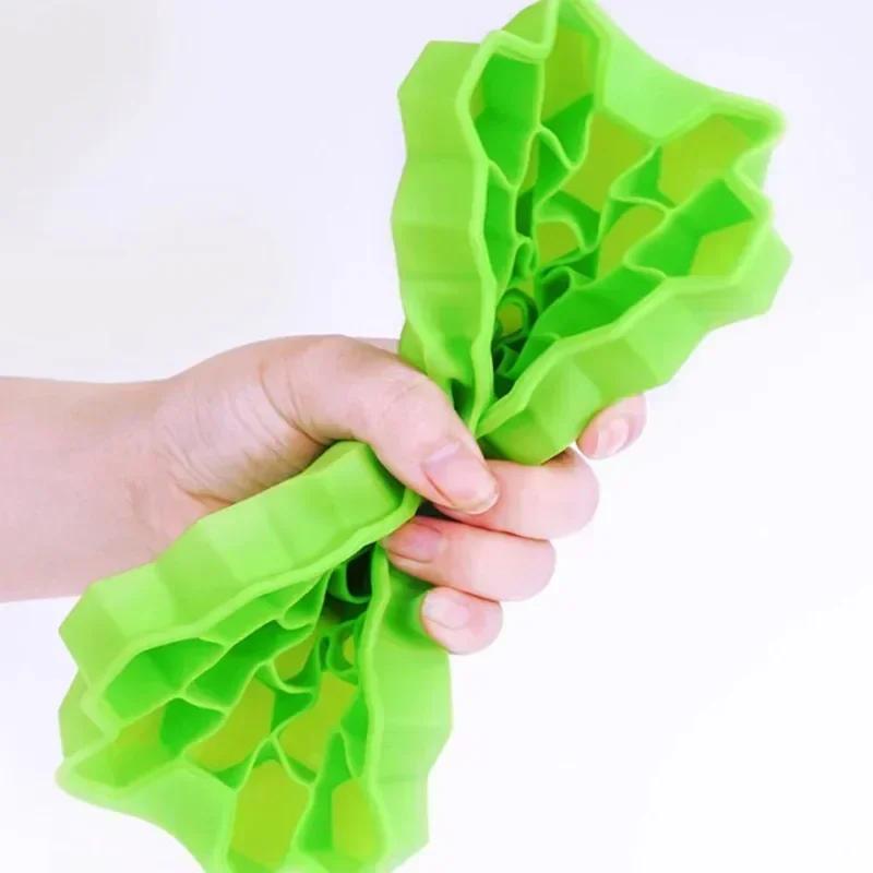 Silicone Ice Cube Mold Trays with Lids Big Square Cube Tray Mold 37 Cube Large-capacity Ice Trays Food Grade Ice Maker  ice mold