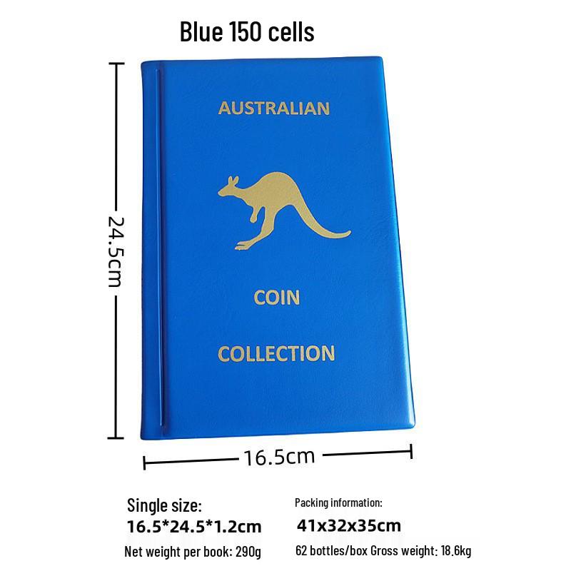 PVC Coin Album: Portable 10-Page, 24-Grid Storage for Coin Collection