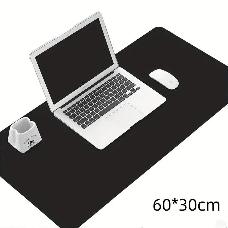 1 peça tamanho grande 60*30mm protetor de mesa de escritório tapete de couro PU à prova d'água mouse pad teclado de mesa mousepad para jogos