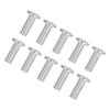 10Pcs Stainless Steel Protector Sleeves High Tensile Strength Anti Fatigue Weatherproof Cable Railing Protector Sleeves