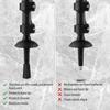 1-8Pcs Outdoor Hiking Bracelet Accessories Rubber Walking Sticks Mountaineering Stick Suitable for Mud and Sand Roads
