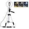 8IN LED SMD Ring Light Kit With Stand Dimmable 5500K For Camera Makeup Phone