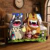 Classic T-Totoro Cartoon Cute Flannel Blanket Soft Warm Throw Blanket for Bedroom Living Room Bed Travel Camping Picnic Kid